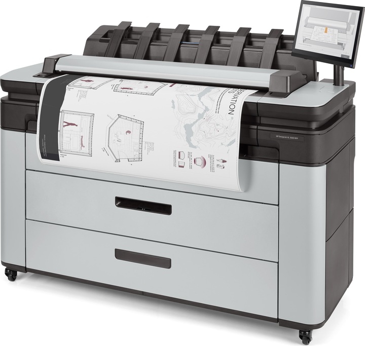 Produktbild HP DesignJet XL 3600dr MFP Printer (Thermodirekt)