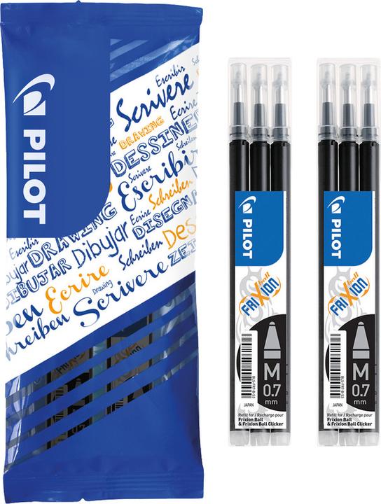 Produktbild Pilot FriXion Refill (6 Stück, Schwarz, 0.40 mm)