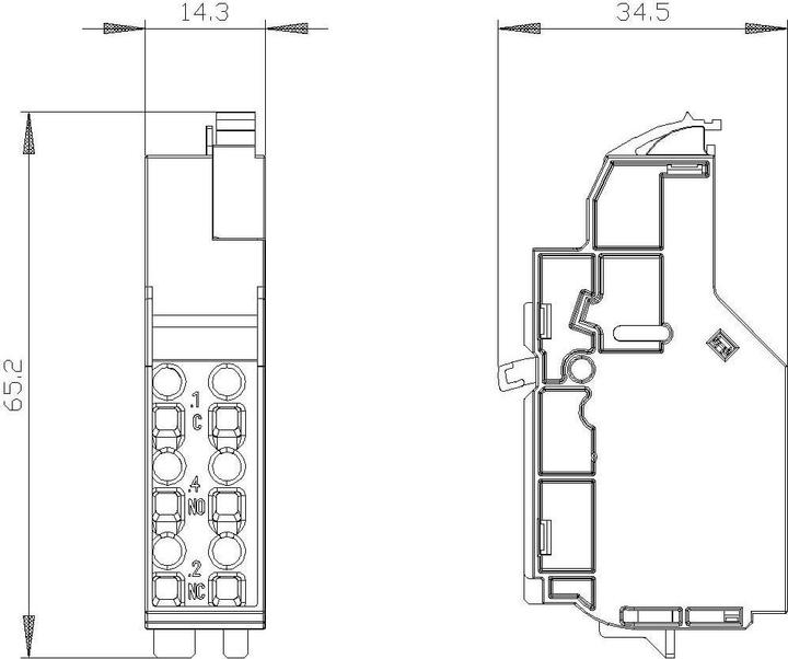 Produktbild Siemens Auxiliary switch changeover contacts HP