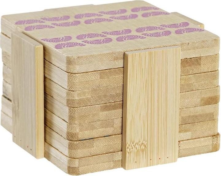 Actual product image DKD Home Decor Untersetzer Africa Bambus Kolonial Afrikaner (6 pcs) (6 x)