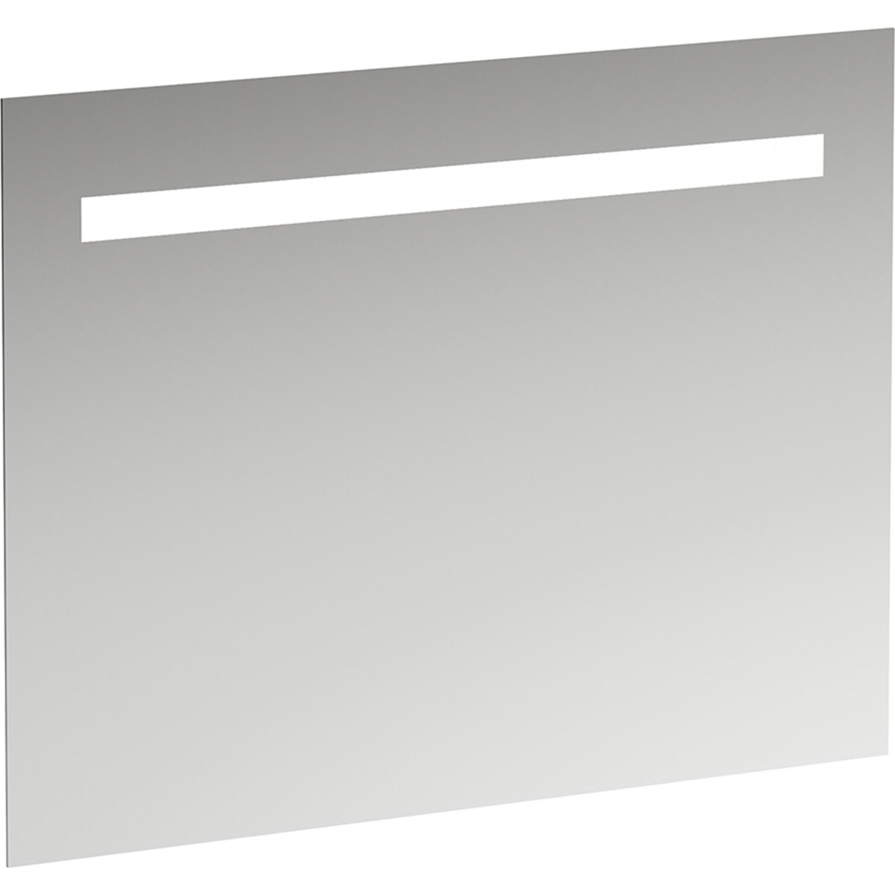 Laufen, Spiegelschrank, Leelo Spiegel mit integrierter horizontaler LED-Beleuchtung, Aluminiumrahmen, 900 mm, Version (9...