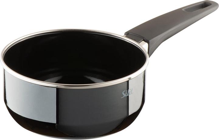 Actual product image Silit Stielkasserolle Topf 16cm Stieltopf 1,3l Modesto Line Silargan (Pot, Silargan, 16 x 18.50 cm)