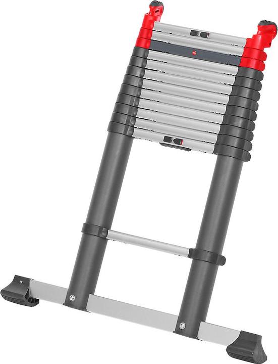Produktbild Hailo FlexLine, Alu-Sicherheits-Teleskopleiter, 13 Sprossen (Anlegeleiter, 380 cm)