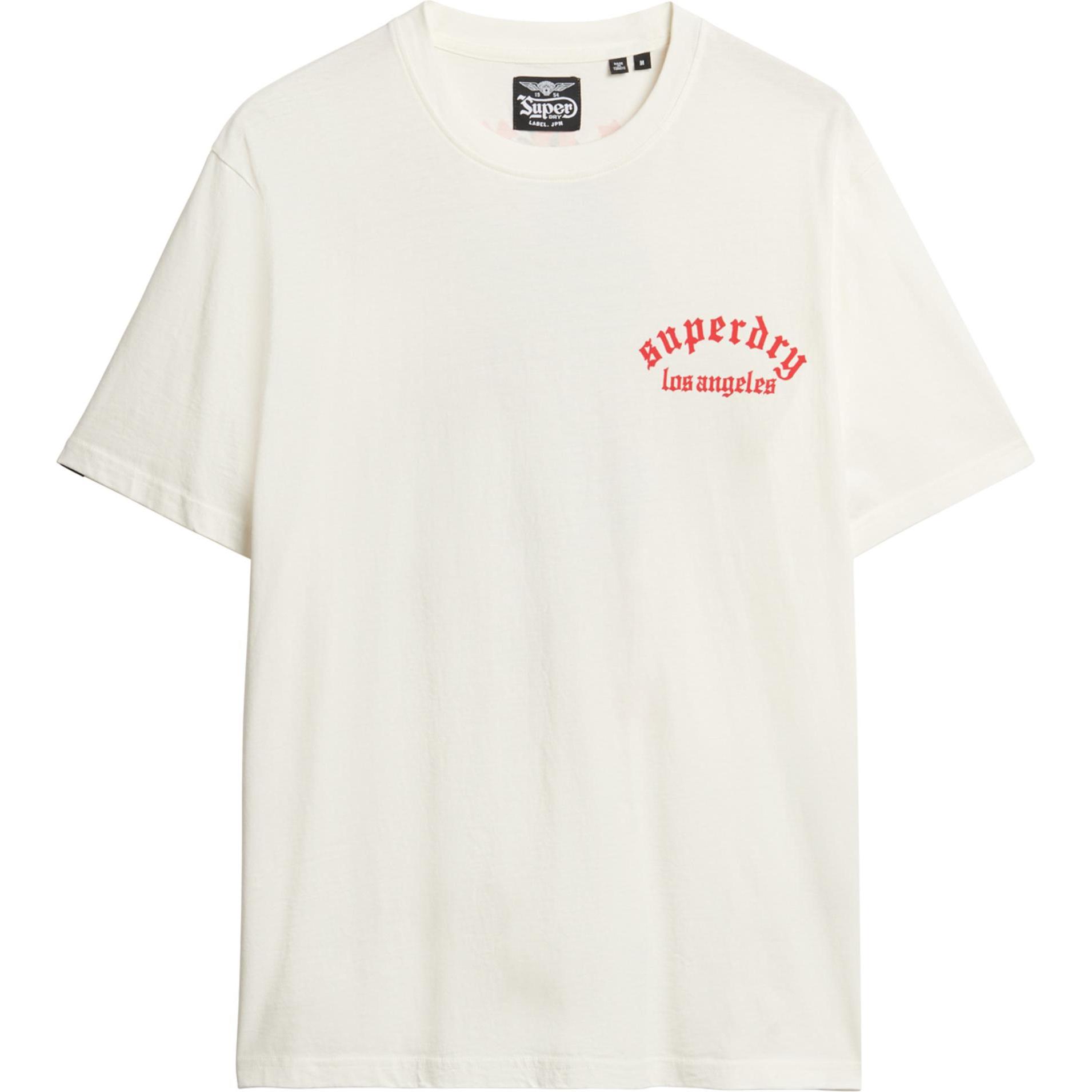 Superdry, Herren, Shirt, Neo Trad Tattoo Loose, Weiss, (L)