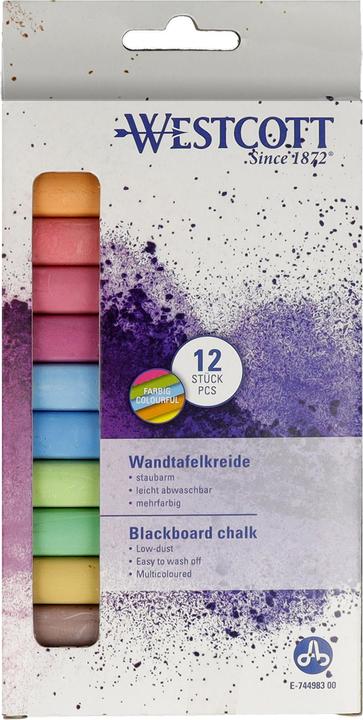 Produktbild Westcott Kreide farbsortiert 12 St. (12x)
