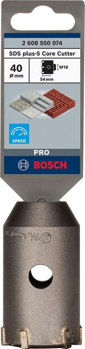 Produktbild Bosch Professional Zubehör PRO SDS plus-5 Core Cutter, 40 x 50 x 72 mm (40 mm)