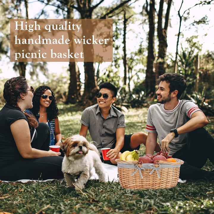 Actual product image G Good Gain Picknickkorb mit Doppelfaltgriffen