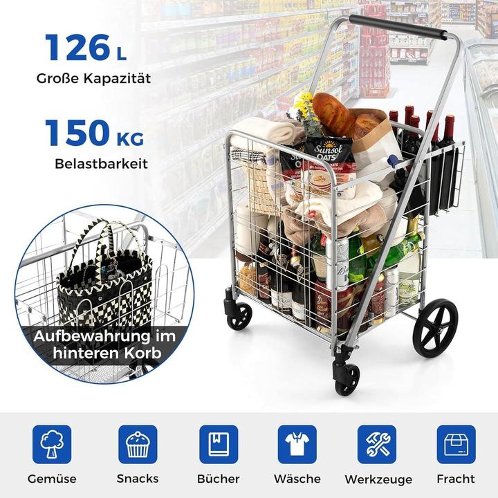 Produktbild Fantask Carrello della Spesa Pieghevole