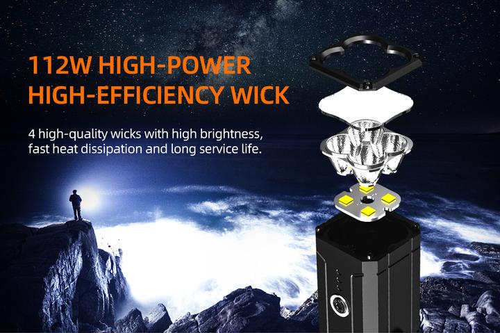 Produktbild Superfire Latarka M12 (8000 lm)