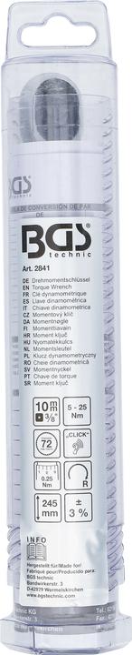 Actual product image BGS Torque spanner (3/8", 5 - 25 Nm)