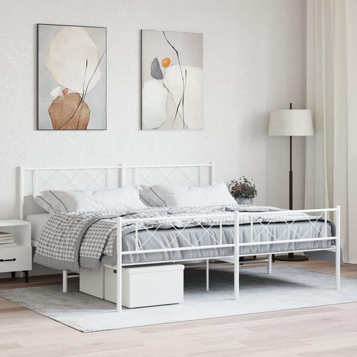 Produktbild vidaXL Metall Bettgestell