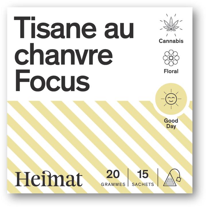 Produktbild Heimat Hanftee Focus (Good Day) (20 g)