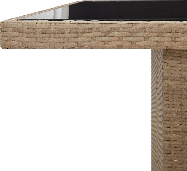 Image du produit vidaXL Gartentisch mit Glasplatte (240 x 90 x 75 cm)