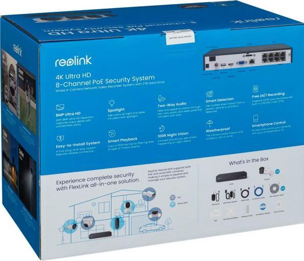 Actual product image Reolink NVS8-8MB4 (3840 x 2160 pixels)