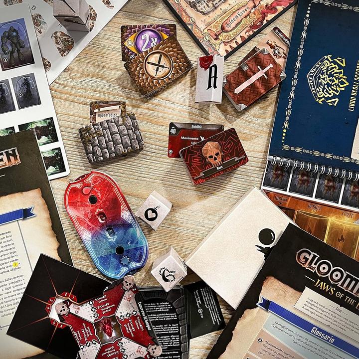 Productafbeelding Asmodée Gloomhaven, 2e editie - De klauwen van de leeuw (Italiaans, 1 - 4 Spelers)