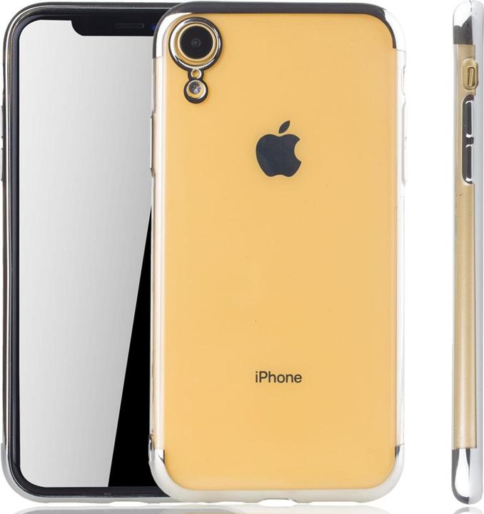 Actual product image König Design Apple iPhone XR Case Mobile Cover Protective Case Bumper Silver (Apple iPhone XR)