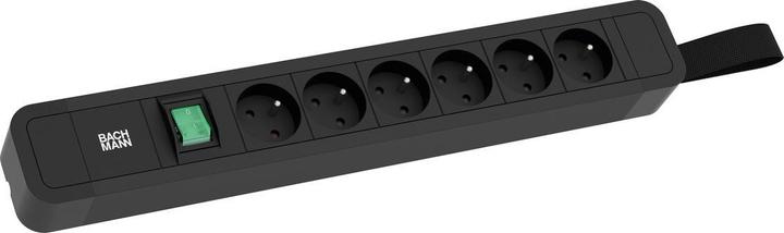 Actual product image Bachmann BACH socket strip (6 x, CEE 7/5, CEE 7/3, 2 m)