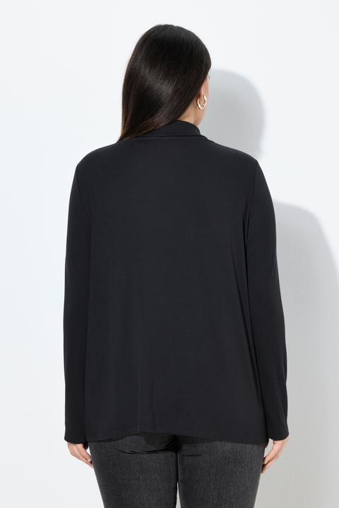 Produktbild Ulla Popken Shirt, Rippjersey, Rollkragen, Langarm (42, 44)