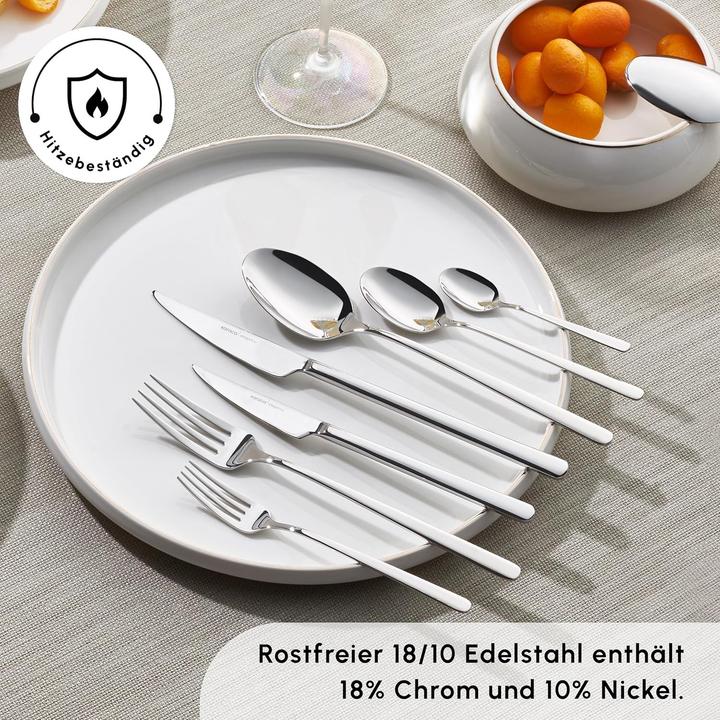 Produktbild Karaca Boreas - RVS Bestekset - 84-delig - 12-persoons (84 Stk., Besteck Set)