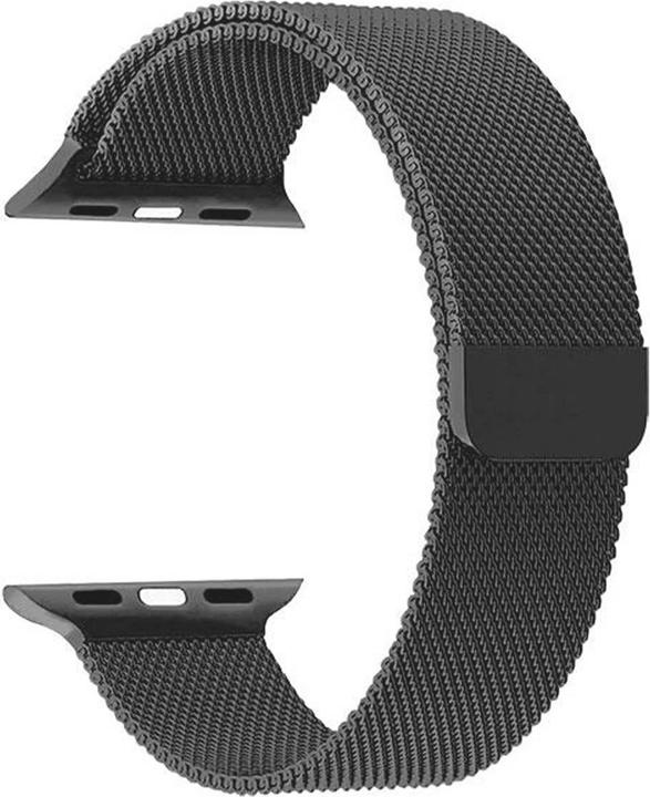 Image du produit Devia Bracelet élégant milanais pour Apple Watch 49mm/ 45mm/ 44mm/ 42mm space black (22 mm, Acier inoxydable)