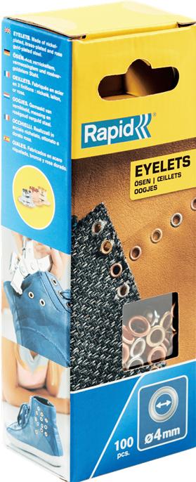 Actual product image Rapid Eyelets 4mm 100 pieces