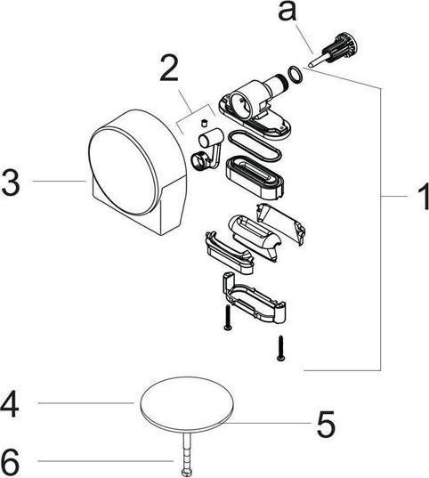 Actual product image hansgrohe Exafill S ready set (polished gold optic)
