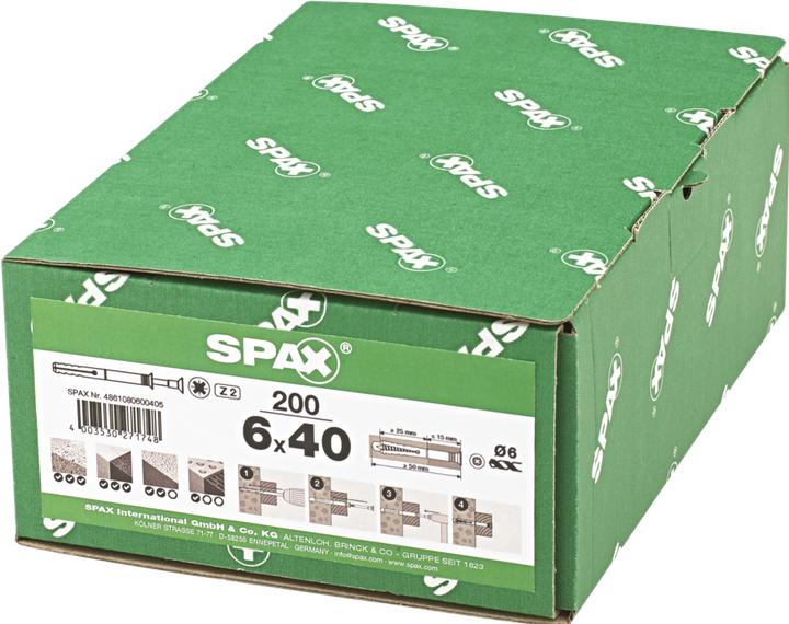 Actual product image Spax Nail Dowel Countersunk Head Z2 (200 pcs.)