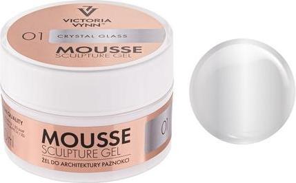 Actual product image Visconti Di Modrone Victoria Vynn Mousse Sculpture Gel 50ml Thixotropic Gel Crystal Glass 01 (50 ml)