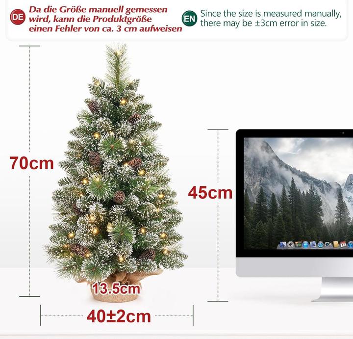 Produktbild Yorbay Mini-Weihnachtsbaum (70 cm)