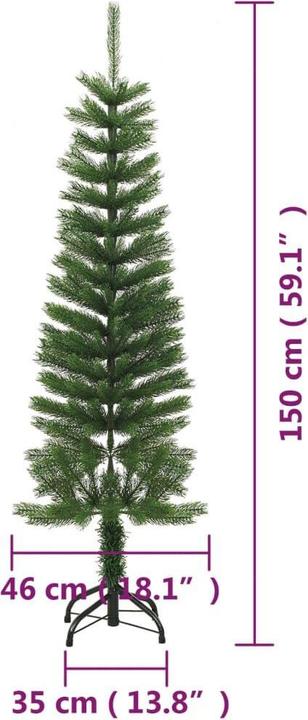 Produktbild vidaXL Künstlicher Weihnachtsbaum (150 cm)
