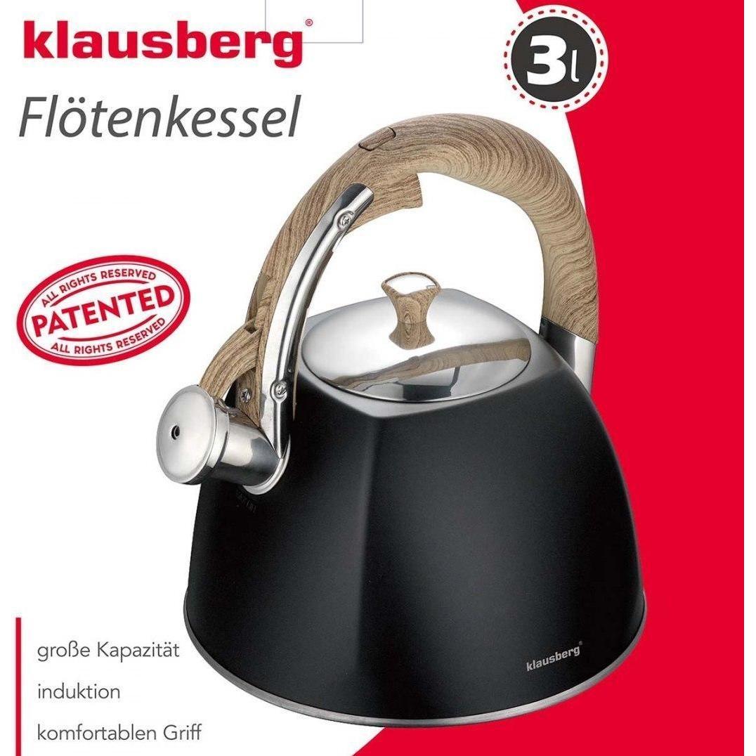 Thumbnail - Klausberg Kettle with whistle 3L KB-7498, Wasserkocher, Schwarz
