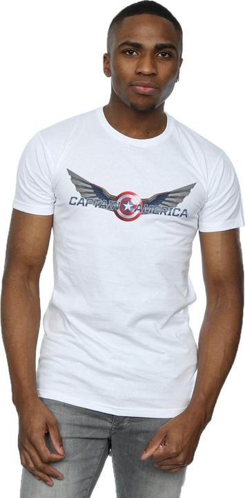Produktbild Falcon And The Winter Soldier Captain America Logo TShirt (4XL)