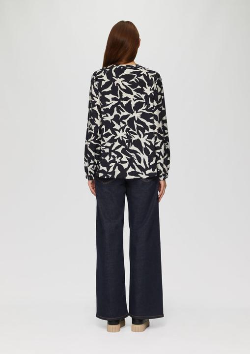 Image du produit S.Oliver Bluse Strukturierte Viskose-Bluse mit All-over-Print (36)