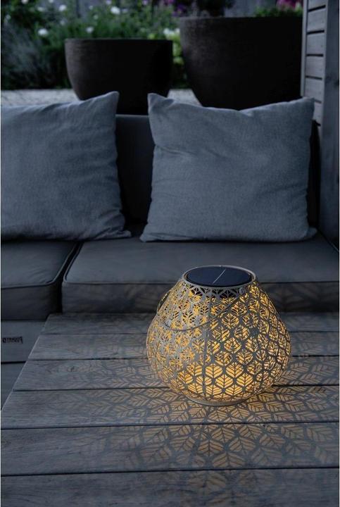 Image du produit STT Lanterne Solar Antic Grafic, 24 cm, Beige clair