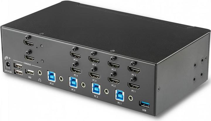 Productafbeelding StarTech KVM Switch HDMI 4 Port - 4K 30 Hz - KVM Extender voor HDMI - KVM HDMI Switcher