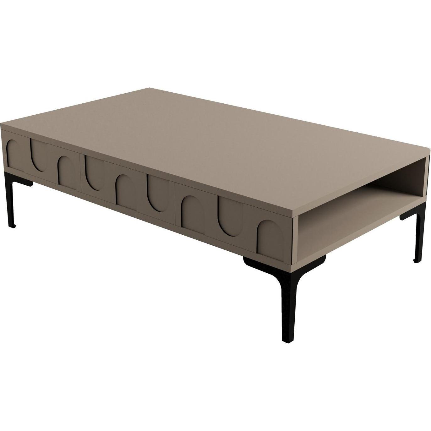 Hanah Home, Couchtisch + Beistelltisch, Lyon (105 x 60 x 32.6 cm)
