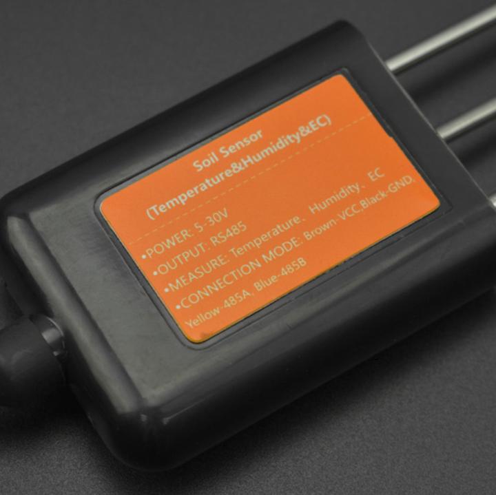 Immagine prodotto DFRobot Sensore di umidità del suolo, temperatura ed EC RS485 IP68 5-30V