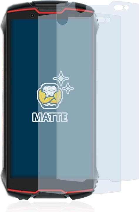 Actual product image BROTECT Anti-glare screen protector matt (2 Piece, Cubot King Kong Mini 2 Pro)