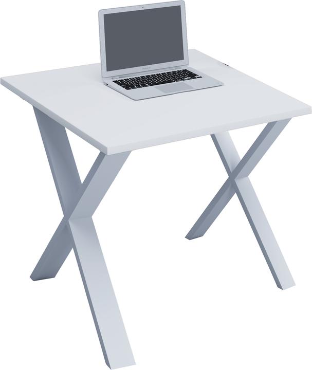 Actual product image VCM Premium Office Furniture Desk Lona X White (80 x 80 x 76 cm)