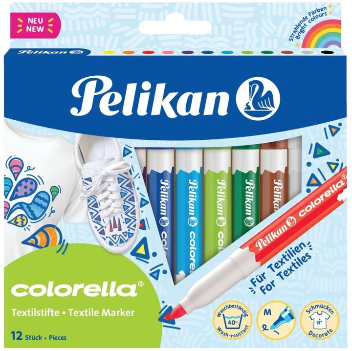 Immagine prodotto Pelikan matita tessile Colorella (Multicolore, 4 mm, 12 x)