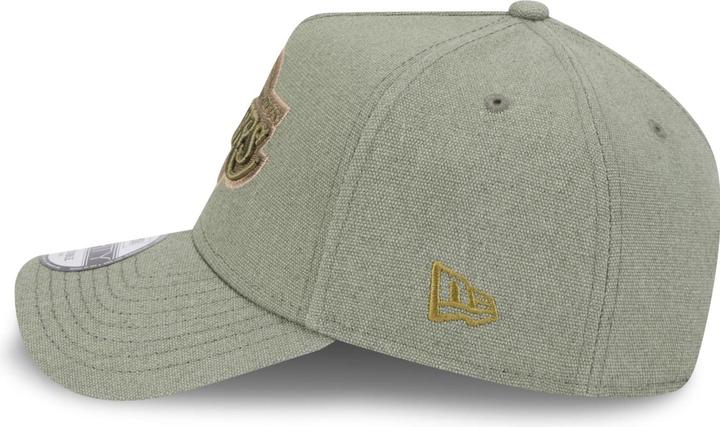 Image du produit New Era A-Frame Trucker Lin Cap - Los Angeles Lakers olive (Taille unique)