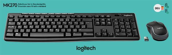 Immagine prodotto Logitech Mk270 (DE, Senza fili)