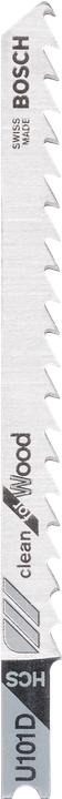 Produktbild Bosch Zubehör Stichsägeblatt HCS, U 101 D Clean for Wood