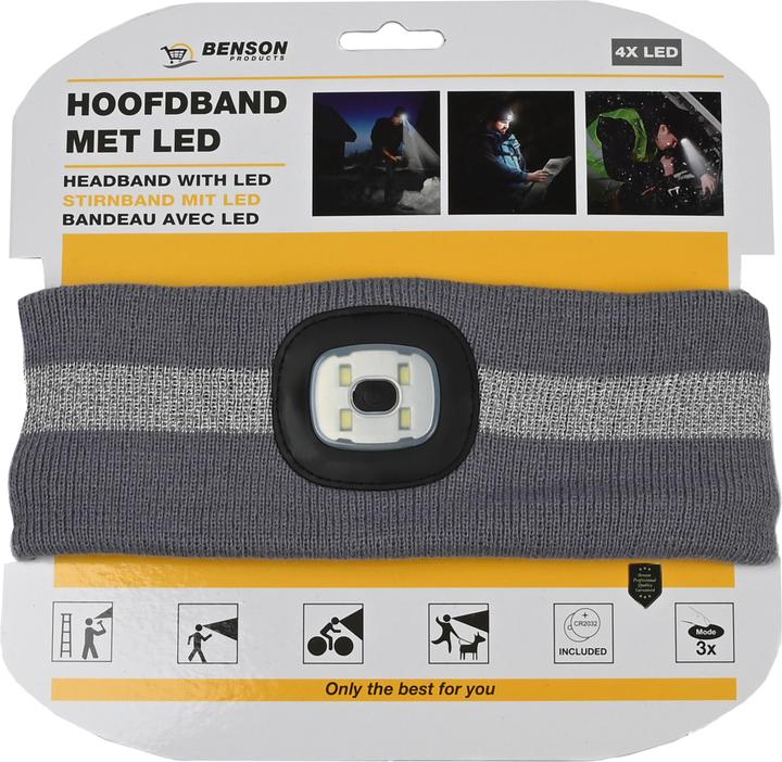 Produktbild Benson Stirnband mit LED Mix