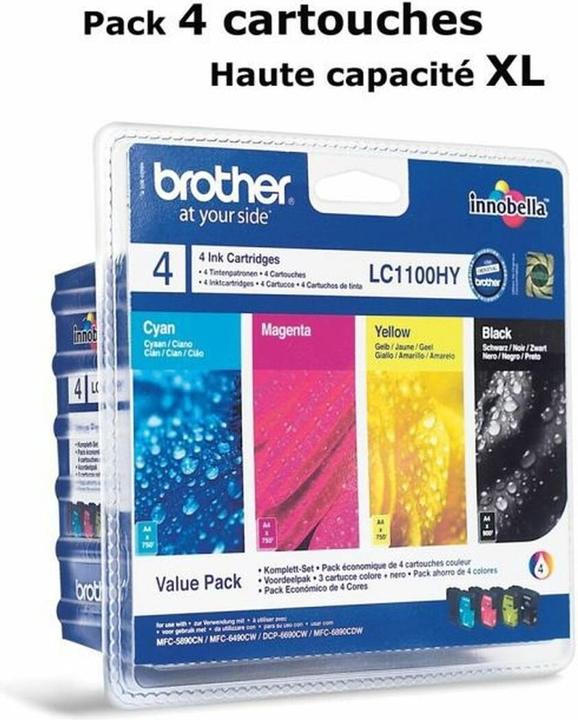 Image du produit Brother LC-1100HYVAL Value Pack (C, CF, M, Y)