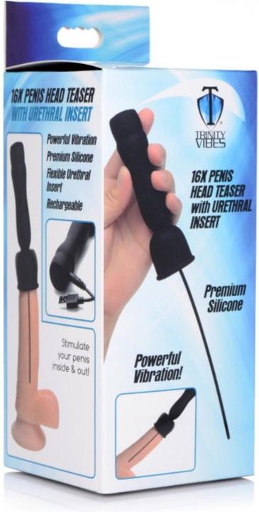 Productafbeelding Pipedream 16X Penis Head Teaser with Urethral Sound
