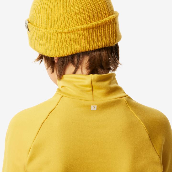 Produktbild Wedze Skiunterwäsche Funktionsshirt Kinder hoher Kragen - BL 500 gelb (128)