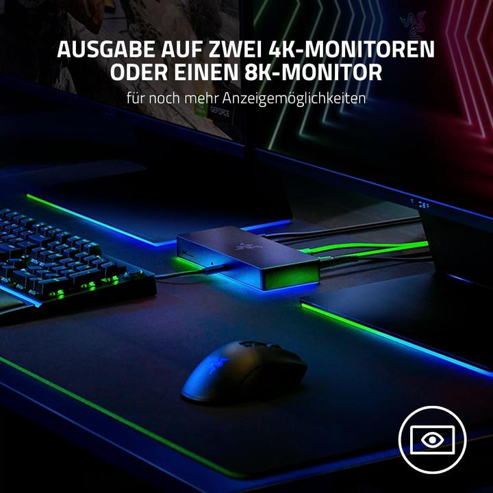 Actual product image Razer Thunderbolt 4 Dock (Thunderbolt, 10 ports)