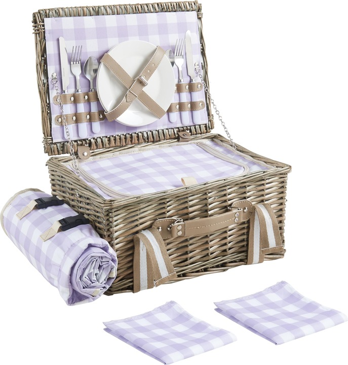 Produktbild Casa.Pro Picknickkorb Bisceglie für 2 Personen Komplettset