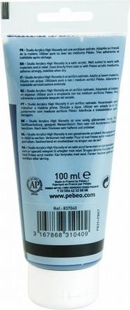 Actual product image Pebeo Studio Acrylics Fine Acrylic (Paynee grey, 100 ml)